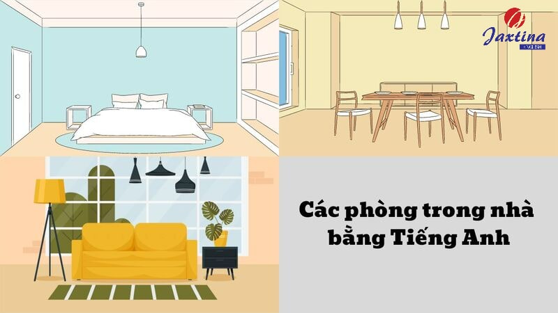 các phòng trong nhà bằng tiếng anh