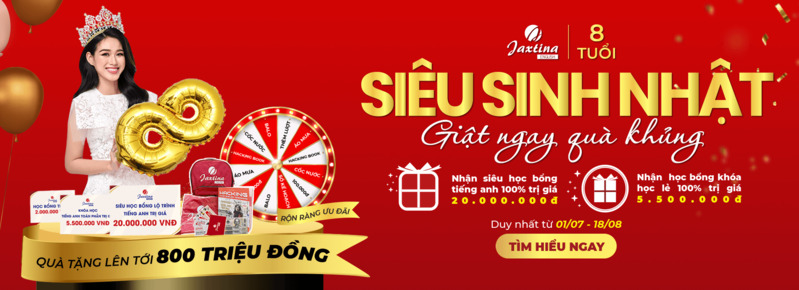 siêu sinh nhật Jaxtina