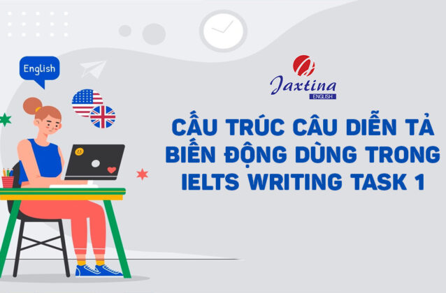 Các cấu trúc câu diễn tả sự biến động trong IELTS Writing Task 1