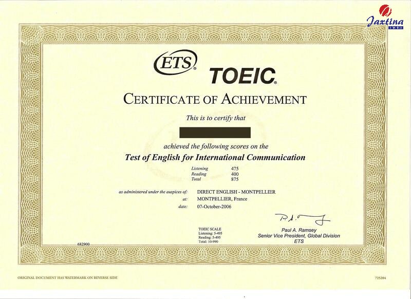 có bằng toeic làm được gì