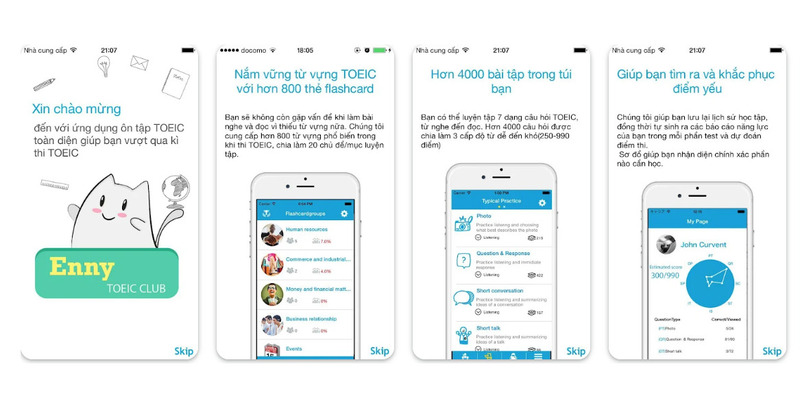 App luyện thi TOEIC