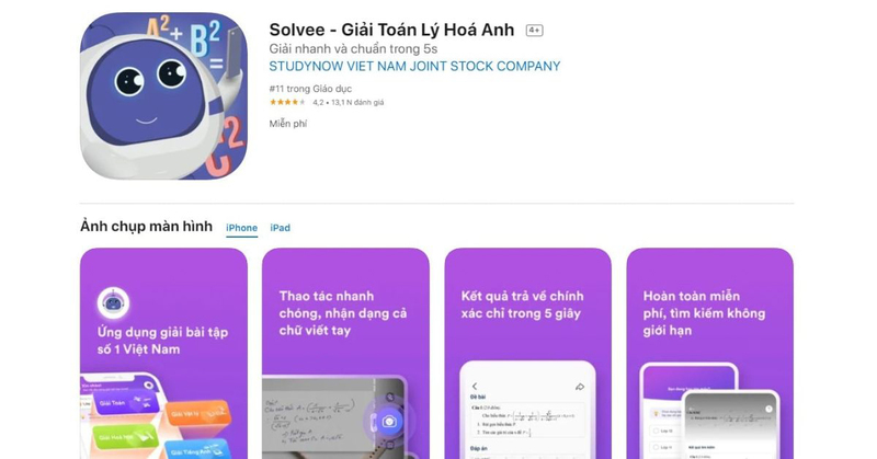 app giải tiếng anh