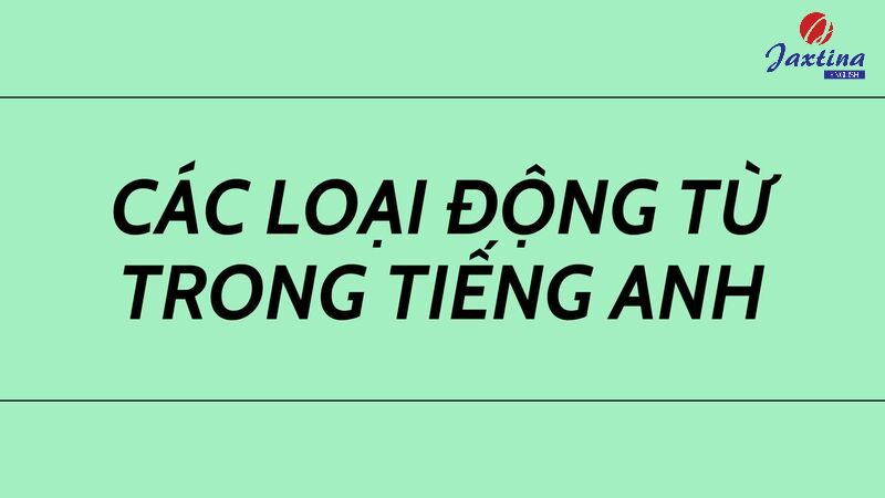 động từ tiếng anh