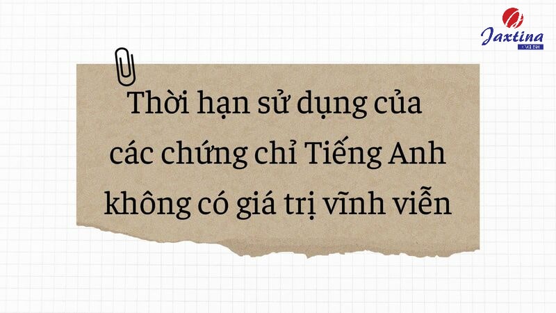 bằng anh văn nào có giá trị vĩnh viễn