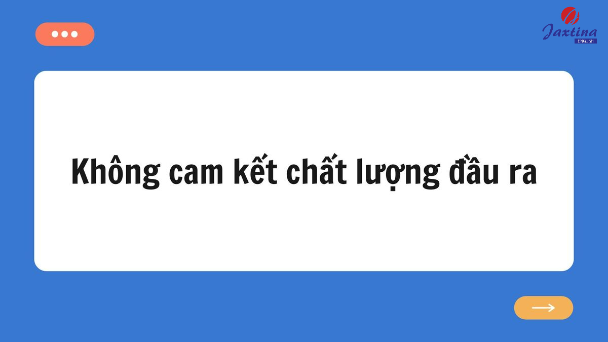 không nên học ở những trung tâm tiếng anh nào