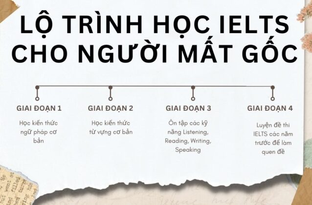 Học IELTS cho người mất gốc, mất căn bản từ con số 0