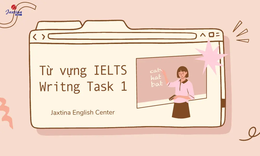 Từ vựng IELTS Writing Task 1 cho đầy đủ các dạng bài