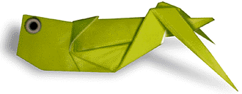 Hướng dẫn gấp Origami con châu chấu