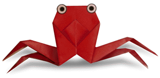 Hướng dẫn gấp Origami con cua