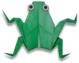 Hướng dẫn gấp Origami con ếch