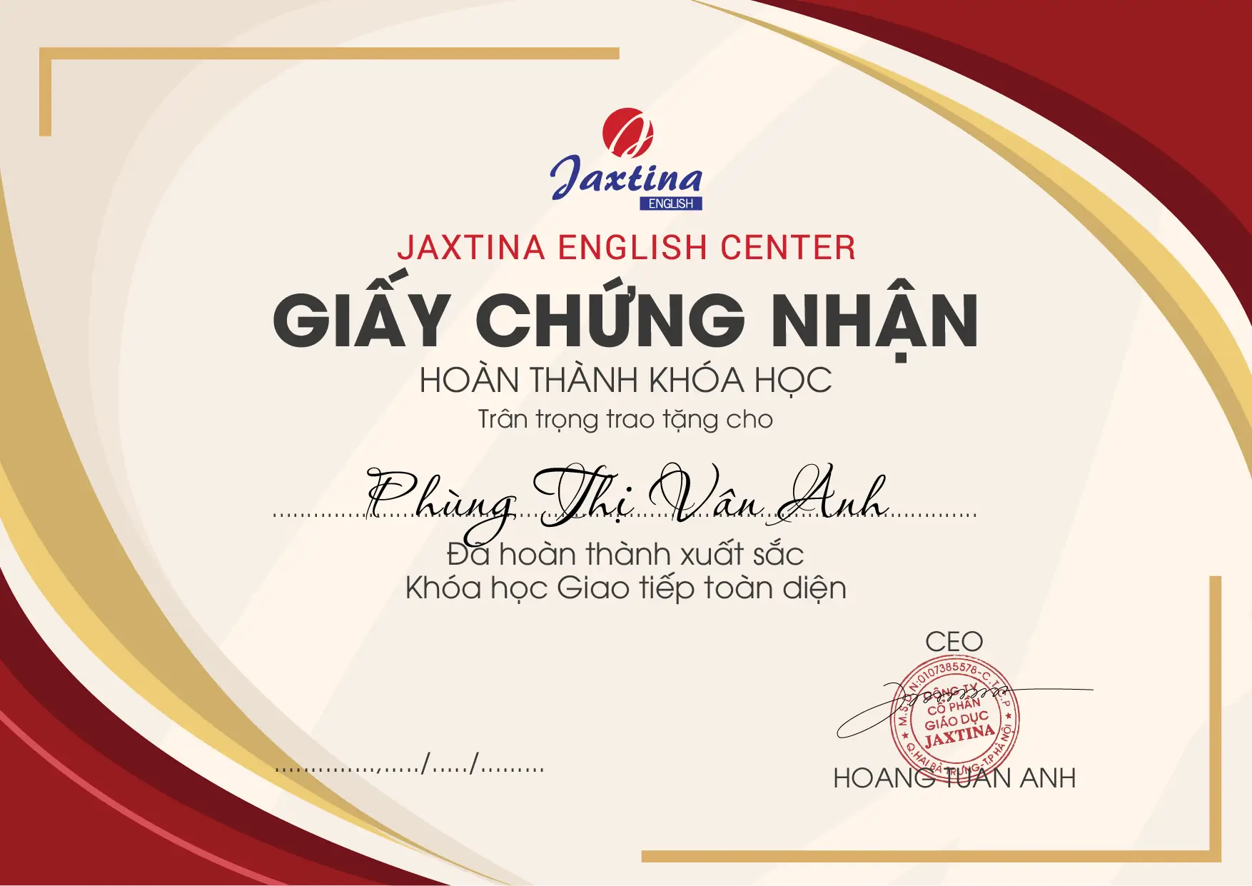 Giấy chứng nhận